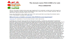 Desktop Screenshot of fhci.com